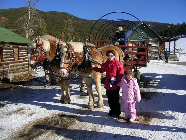Casey with Keely & Horses.JPG